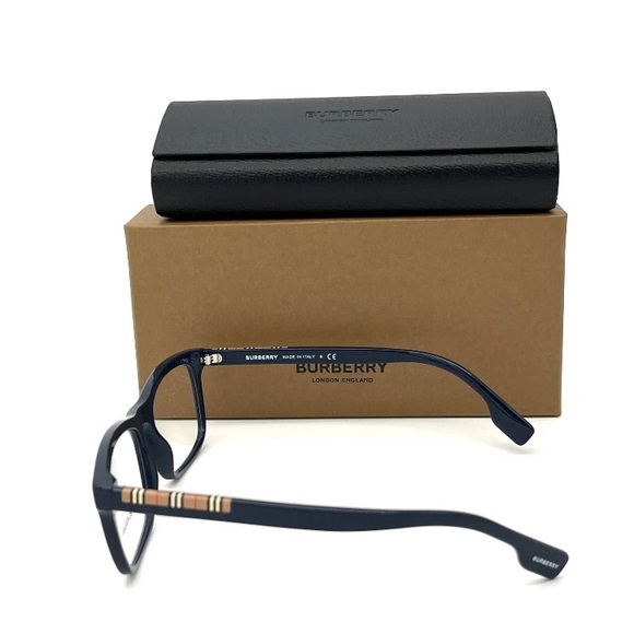 BURBERRY ELM BE2334 3961 Dark Blue / Demo Lens 55mm Eyeglasses - Picture 5 of 8